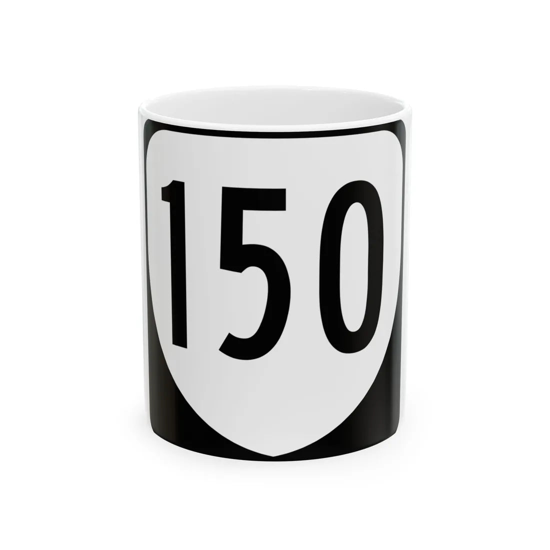 Virginia 150 1980 (Virginia) (Road Sign) White Coffee Mug 11oz - Go Mug Yourself