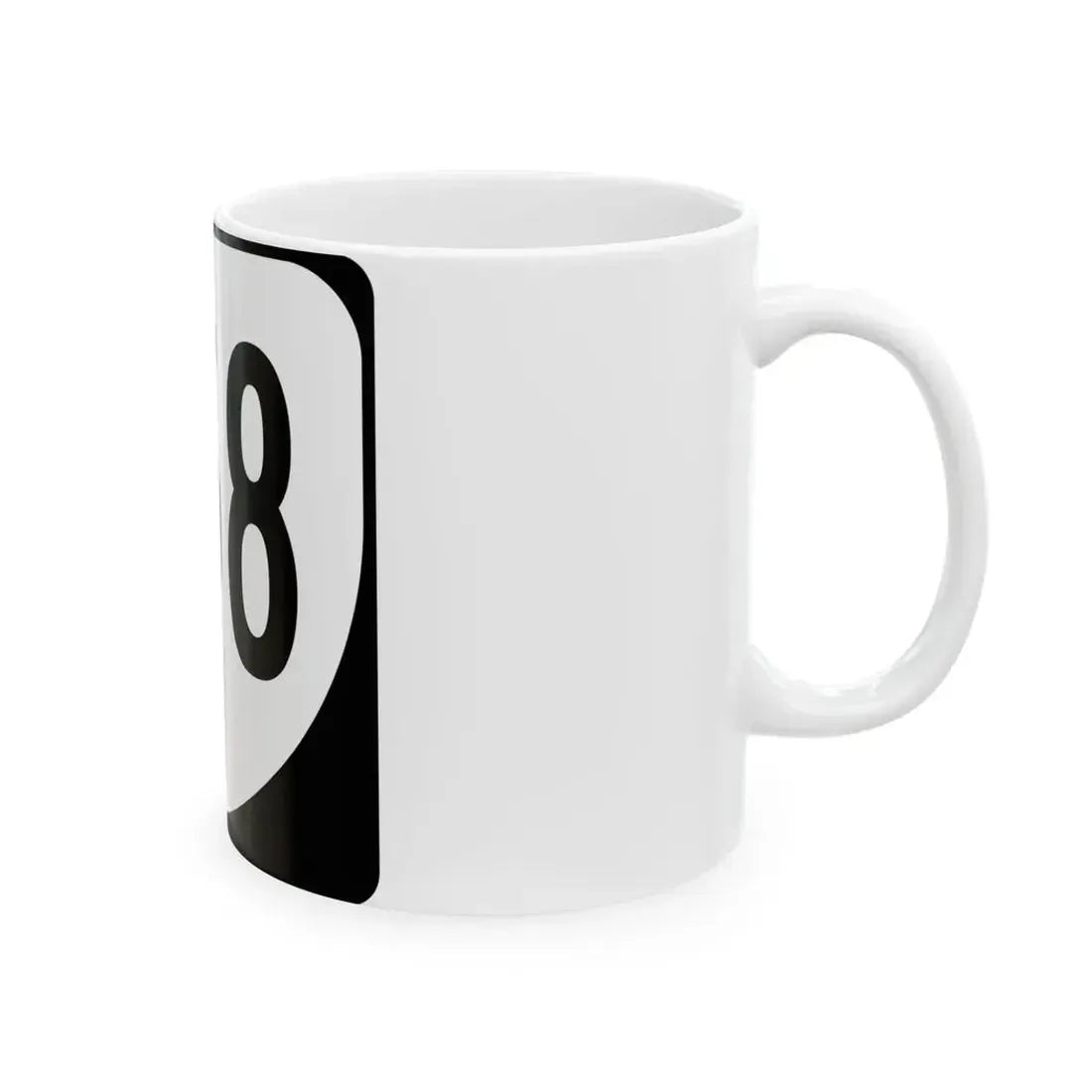 Virginia 158 1980 (Virginia) (Road Sign) White Coffee Mug - Go Mug Yourself
