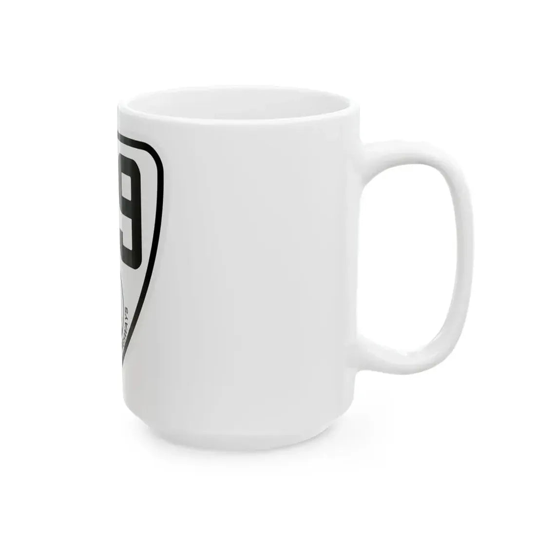 Virginia 159 1924 (Virginia) (Road Sign) White Coffee Mug - Go Mug Yourself