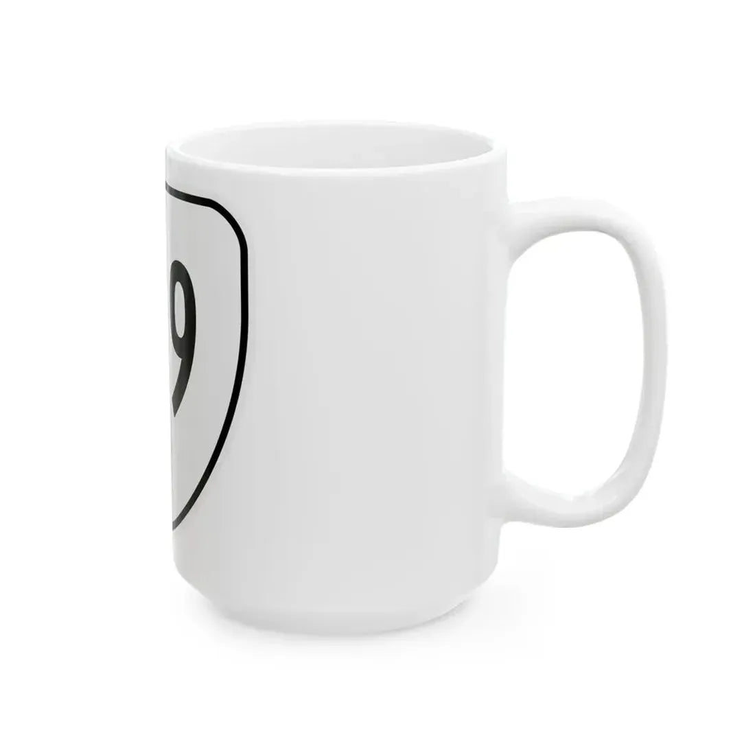 Virginia 159 1956 (Virginia) (Road Sign) White Coffee Mug - Go Mug Yourself