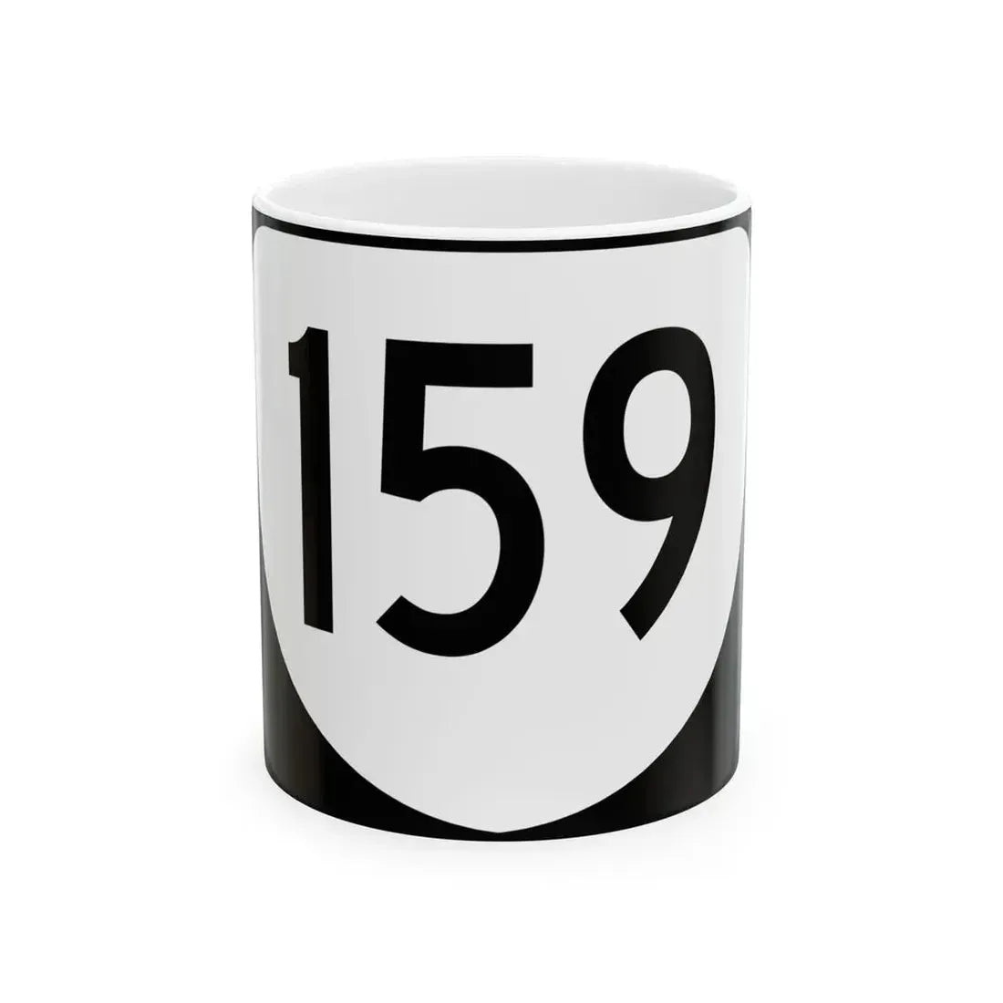 Virginia 159 (Virginia) (Road Sign) White Coffee Mug 11oz - Go Mug Yourself