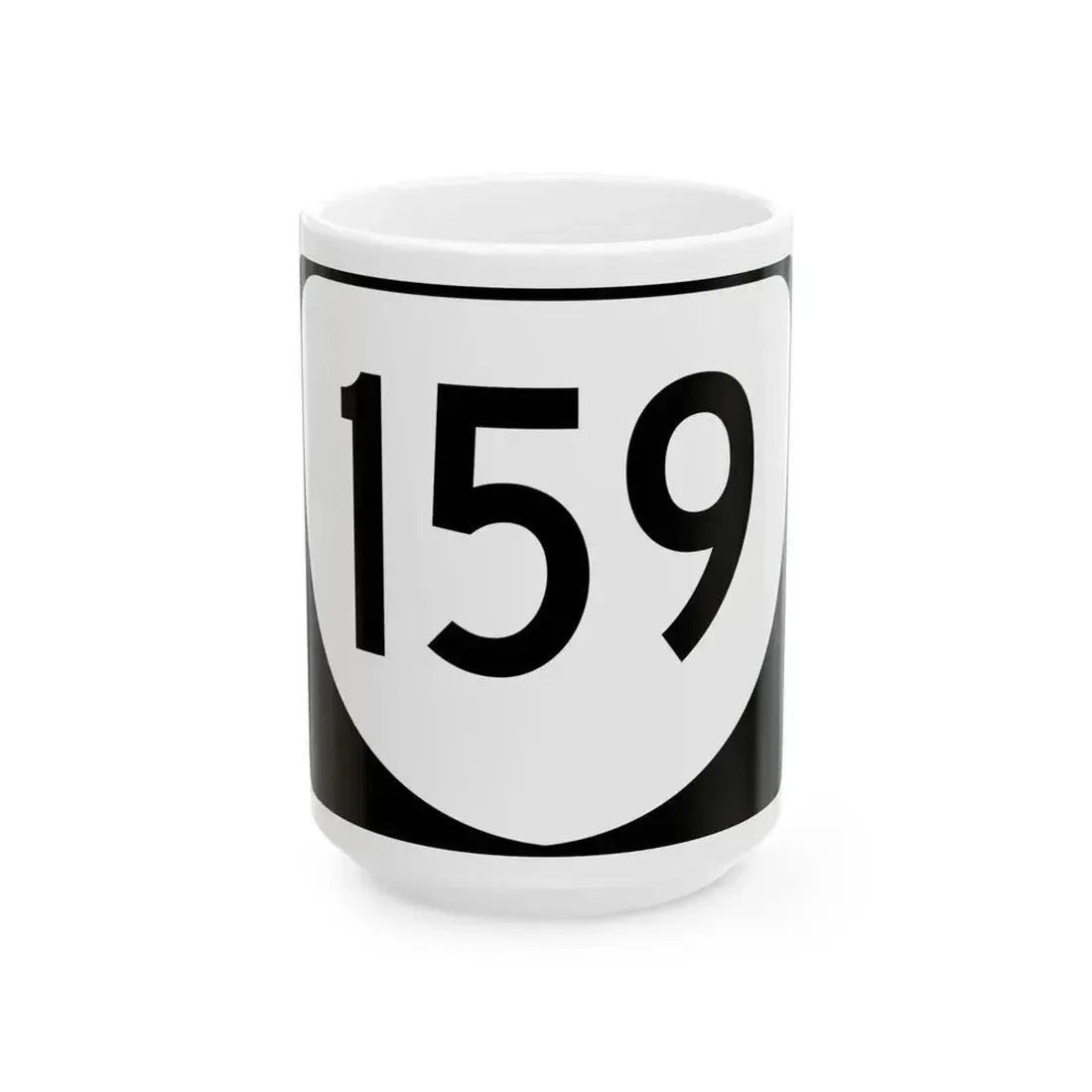 Virginia 159 (Virginia) (Road Sign) White Coffee Mug 15oz - Go Mug Yourself