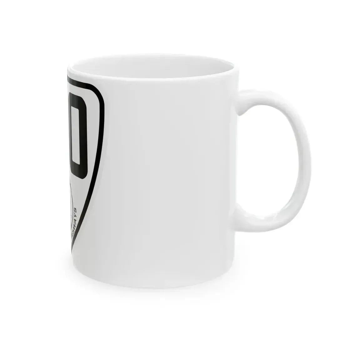 Virginia 160 1924 (Virginia) (Road Sign) White Coffee Mug - Go Mug Yourself