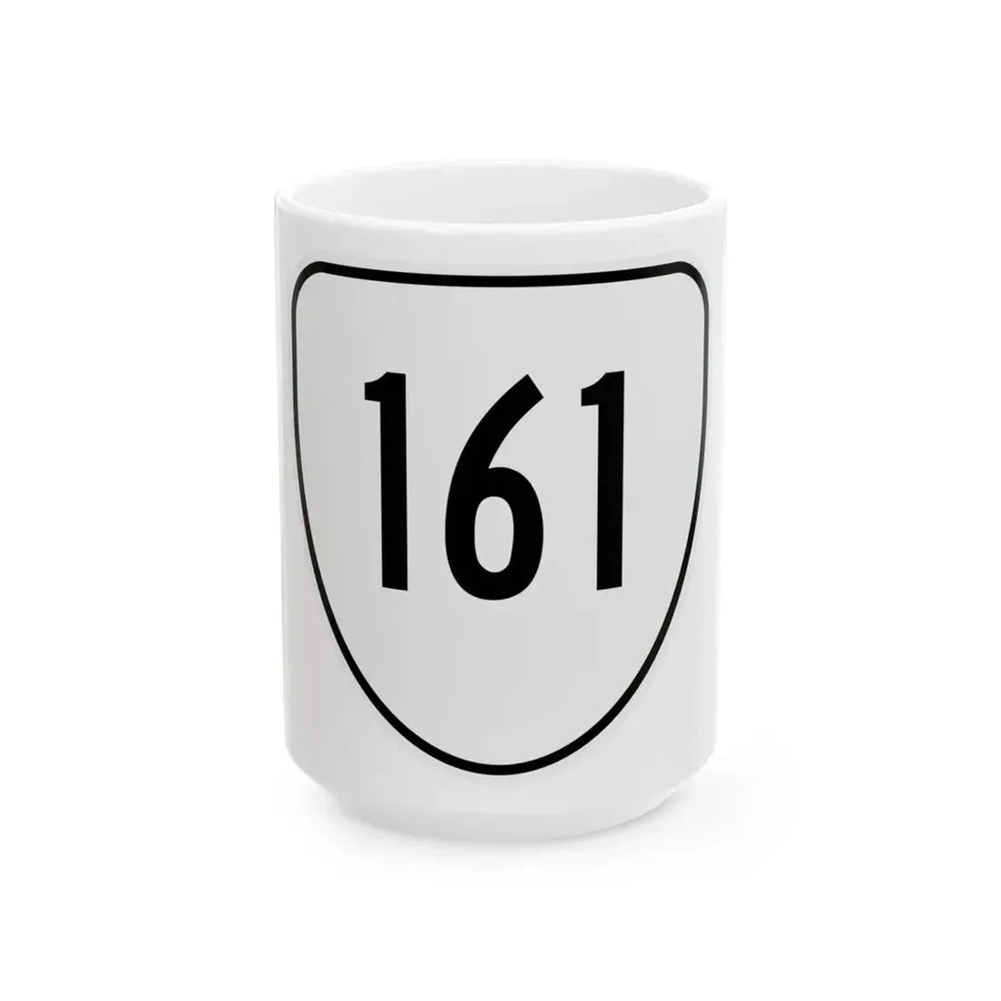 Virginia 161 1956 (Virginia) (Road Sign) White Coffee Mug 15oz - Go Mug Yourself