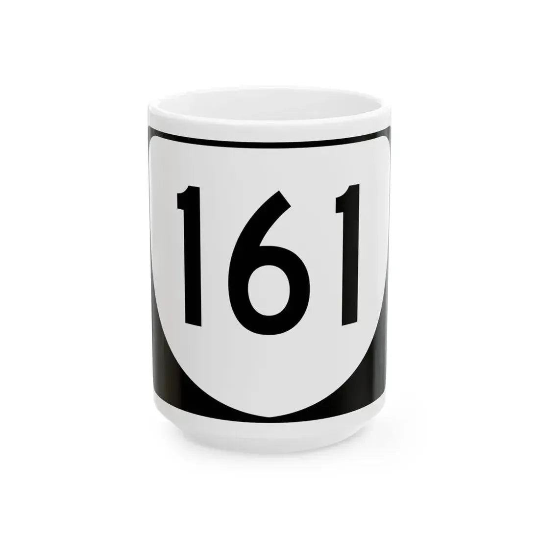 Virginia 161 (Virginia) (Road Sign) White Coffee Mug 15oz - Go Mug Yourself