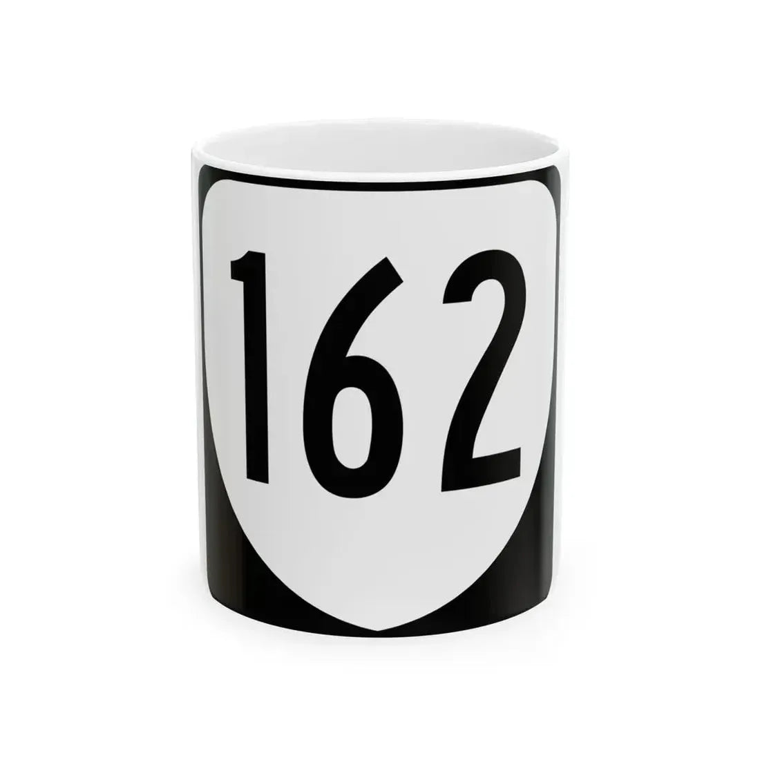 Virginia 162 1980 (Virginia) (Road Sign) White Coffee Mug 11oz - Go Mug Yourself