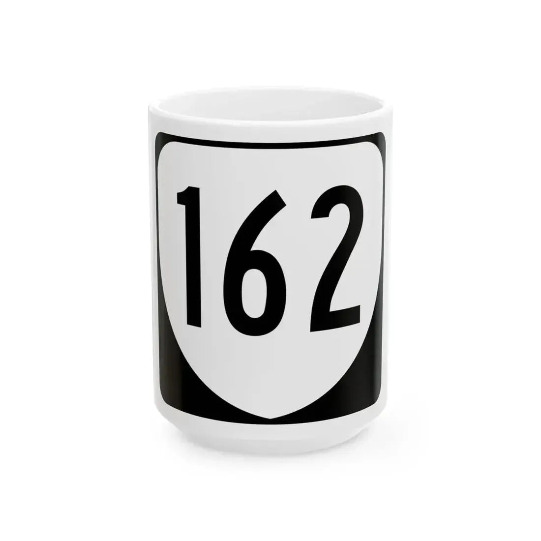 Virginia 162 1980 (Virginia) (Road Sign) White Coffee Mug 15oz - Go Mug Yourself