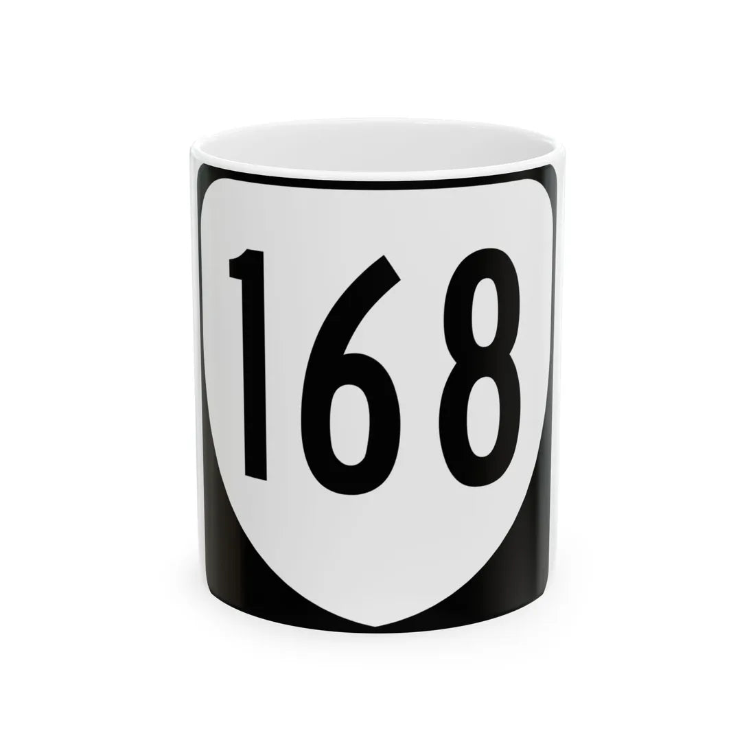 Virginia 168 1980 (Virginia) (Road Sign) White Coffee Mug 11oz - Go Mug Yourself