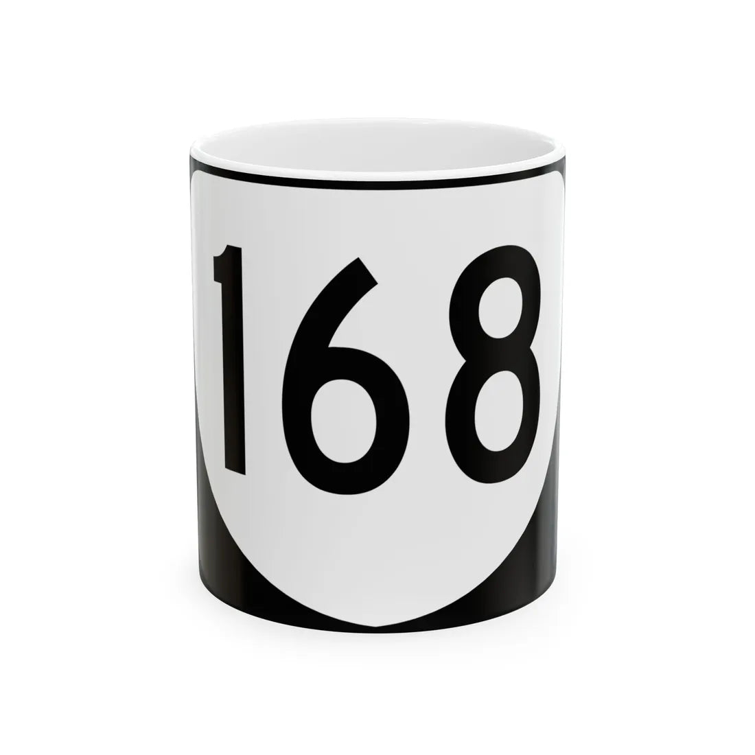 Virginia 168 (Virginia) (Road Sign) White Coffee Mug 11oz - Go Mug Yourself