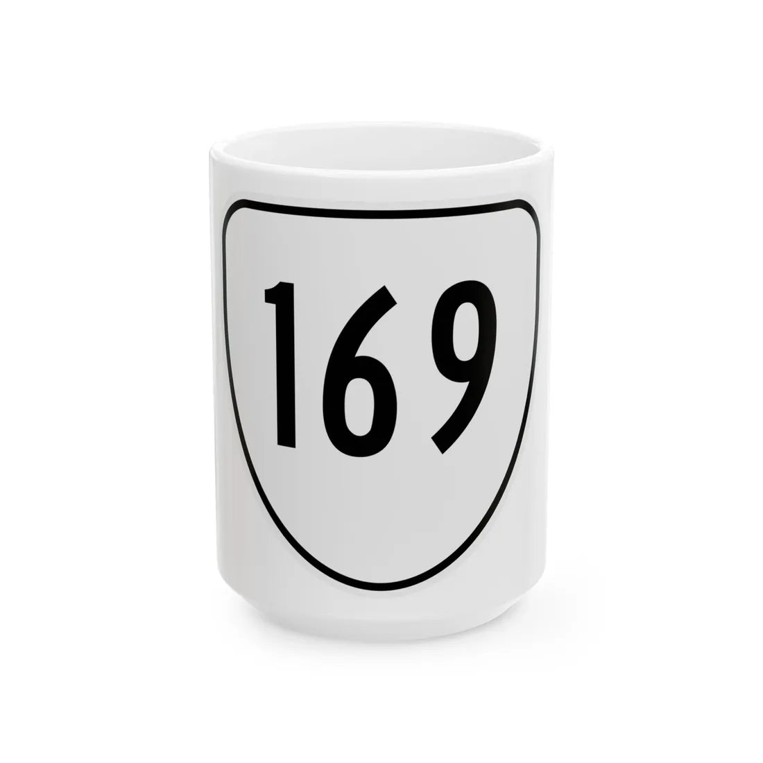 Virginia 169 1956 (Virginia) (Road Sign) White Coffee Mug 15oz - Go Mug Yourself