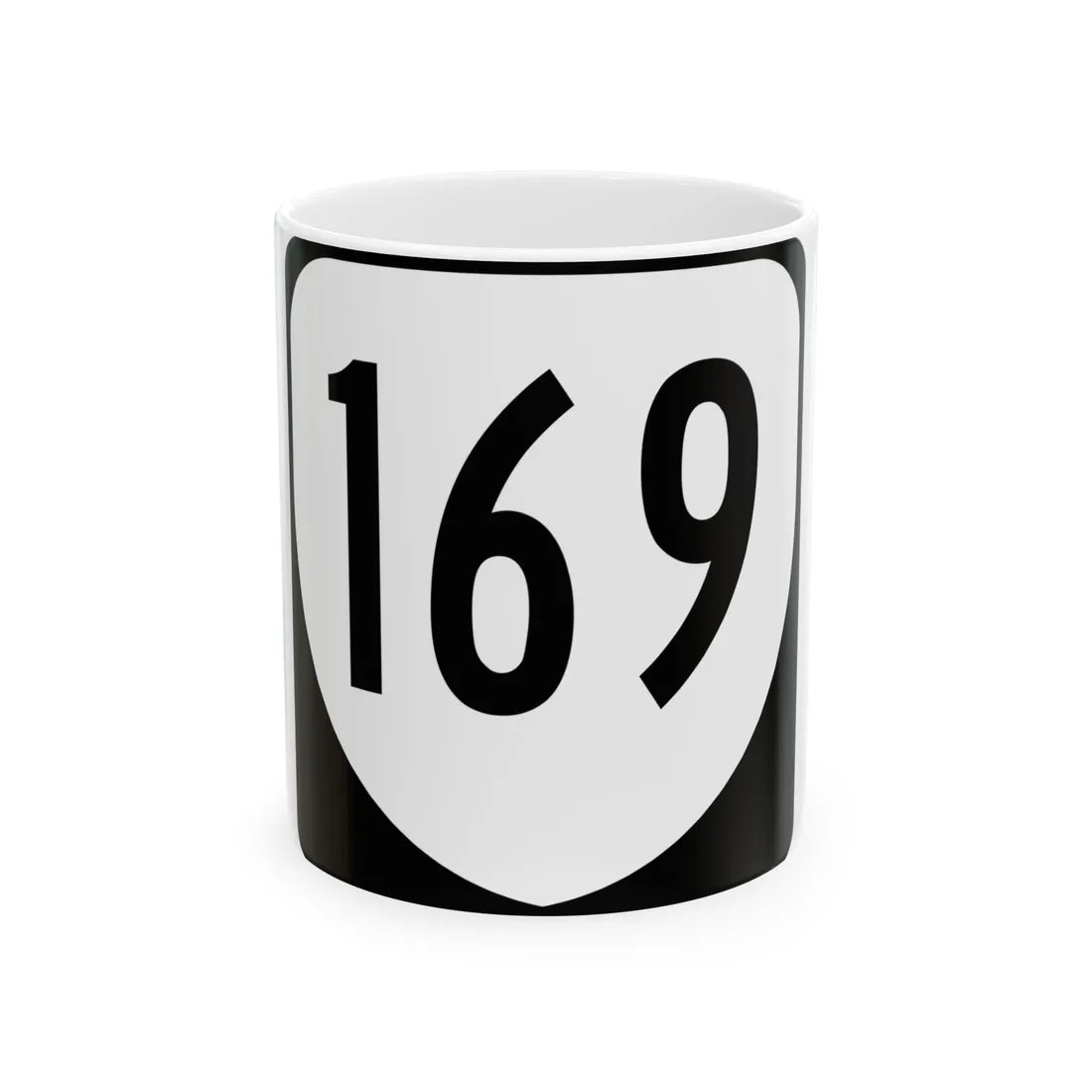 Virginia 169 1980 (Virginia) (Road Sign) White Coffee Mug 11oz - Go Mug Yourself