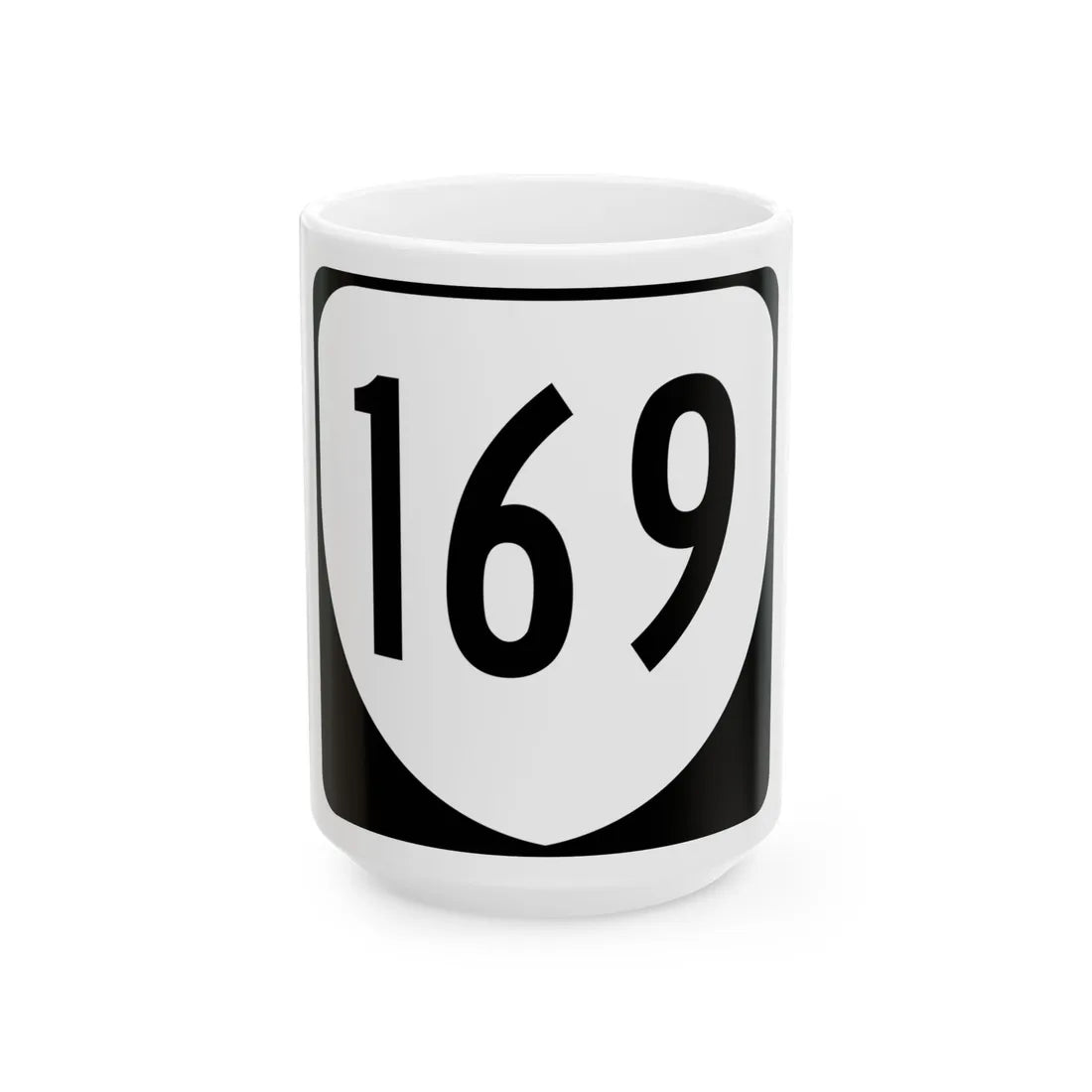 Virginia 169 1980 (Virginia) (Road Sign) White Coffee Mug 15oz - Go Mug Yourself