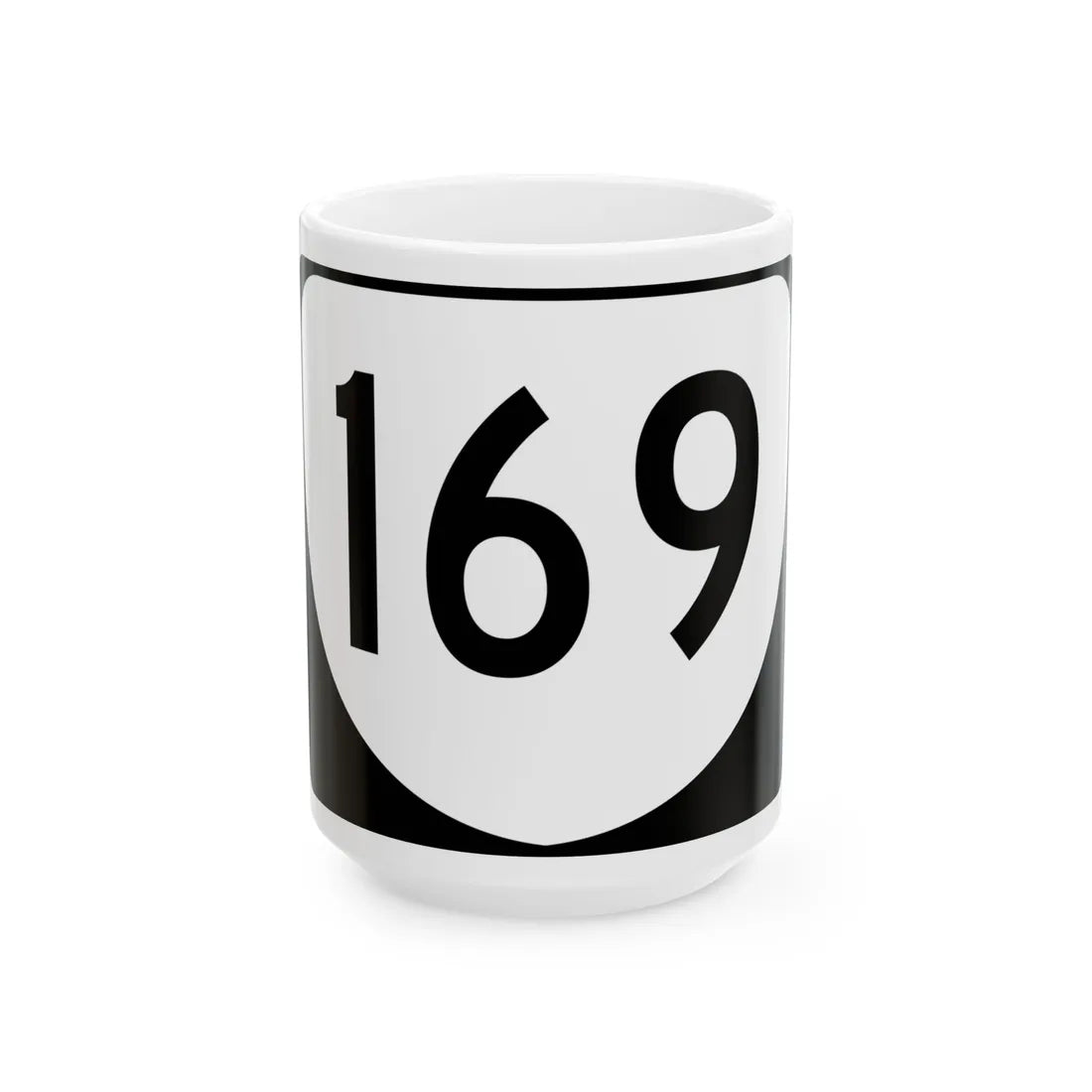 Virginia 169 (Virginia) (Road Sign) White Coffee Mug 15oz - Go Mug Yourself