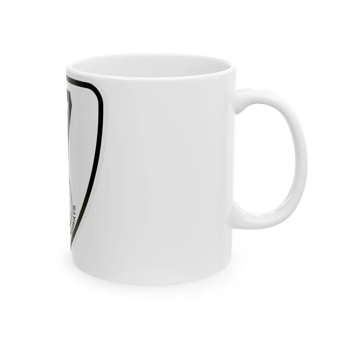 Virginia 17 1924 (Virginia) (Road Sign) White Coffee Mug - Go Mug Yourself