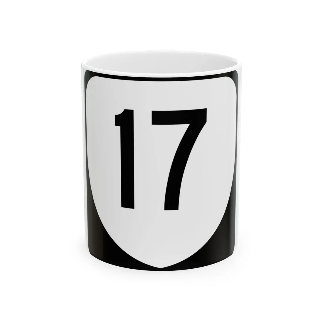 Virginia 17 (Virginia) (Road Sign) White Coffee Mug 11oz - Go Mug Yourself