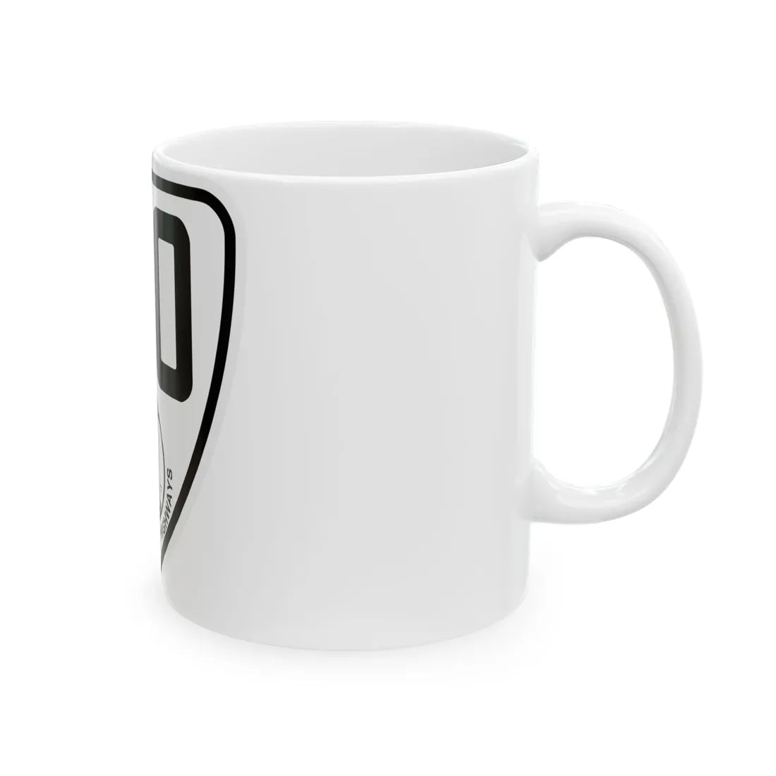 Virginia 170 1924 (Virginia) (Road Sign) White Coffee Mug - Go Mug Yourself