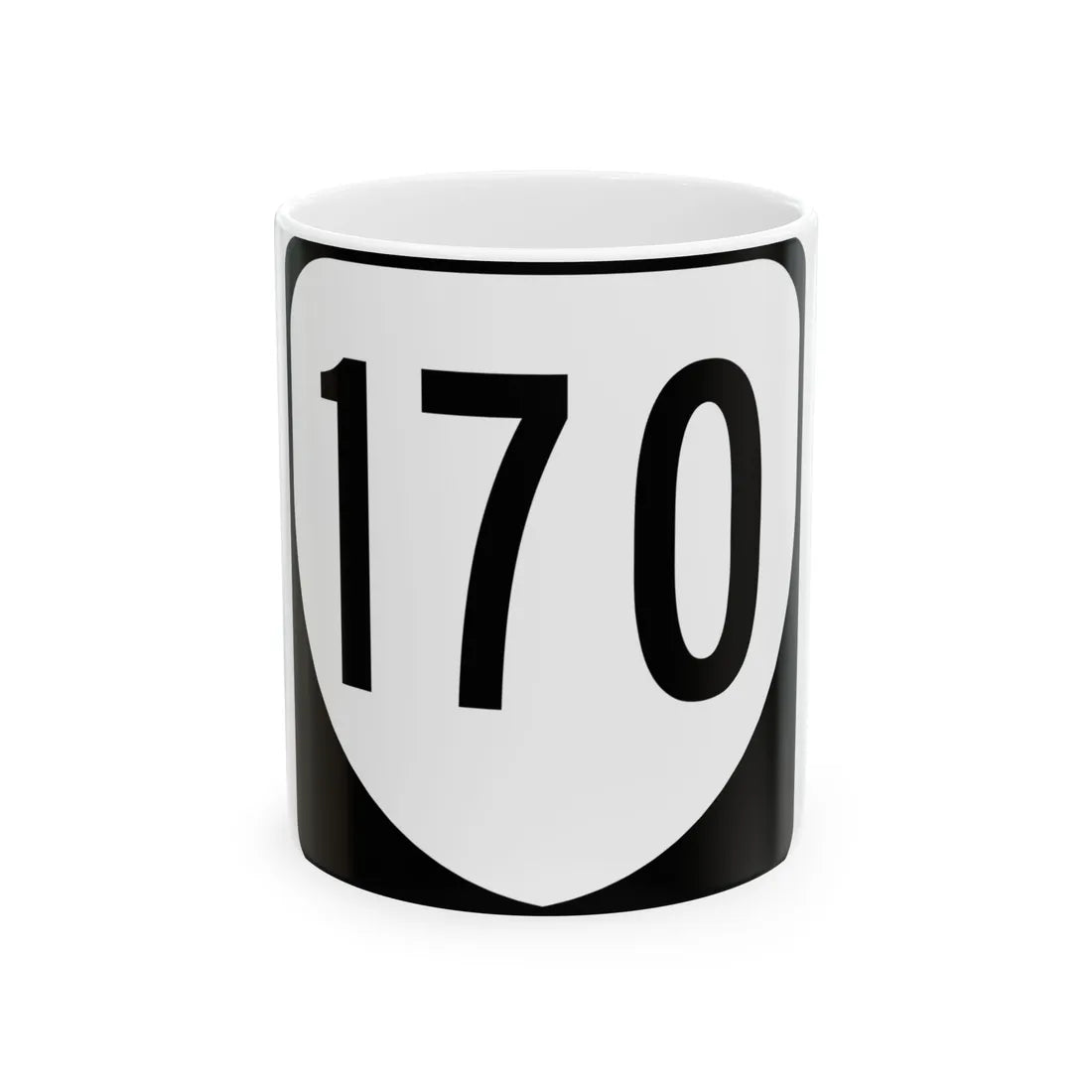Virginia 170 1980 (Virginia) (Road Sign) White Coffee Mug 11oz - Go Mug Yourself