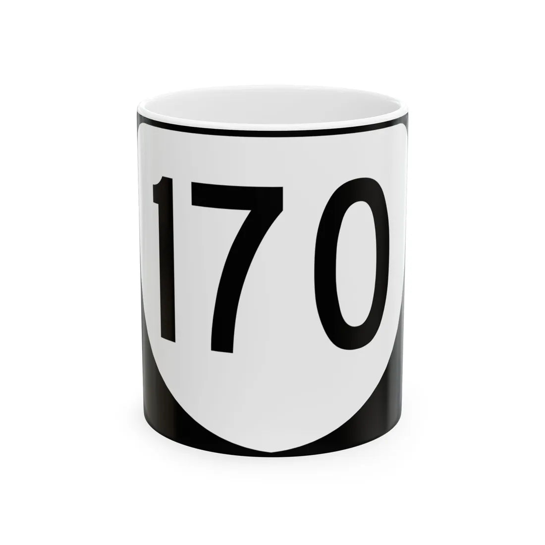 Virginia 170 (Virginia) (Road Sign) White Coffee Mug 11oz - Go Mug Yourself