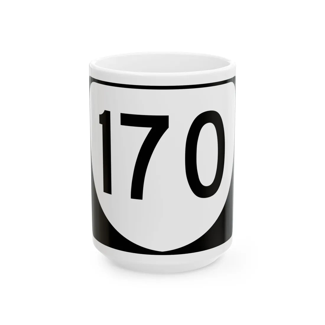 Virginia 170 (Virginia) (Road Sign) White Coffee Mug 15oz - Go Mug Yourself
