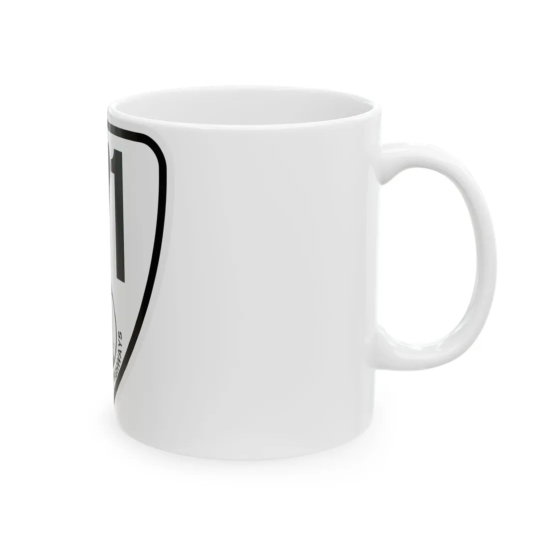 Virginia 171 1924 (Virginia) (Road Sign) White Coffee Mug - Go Mug Yourself