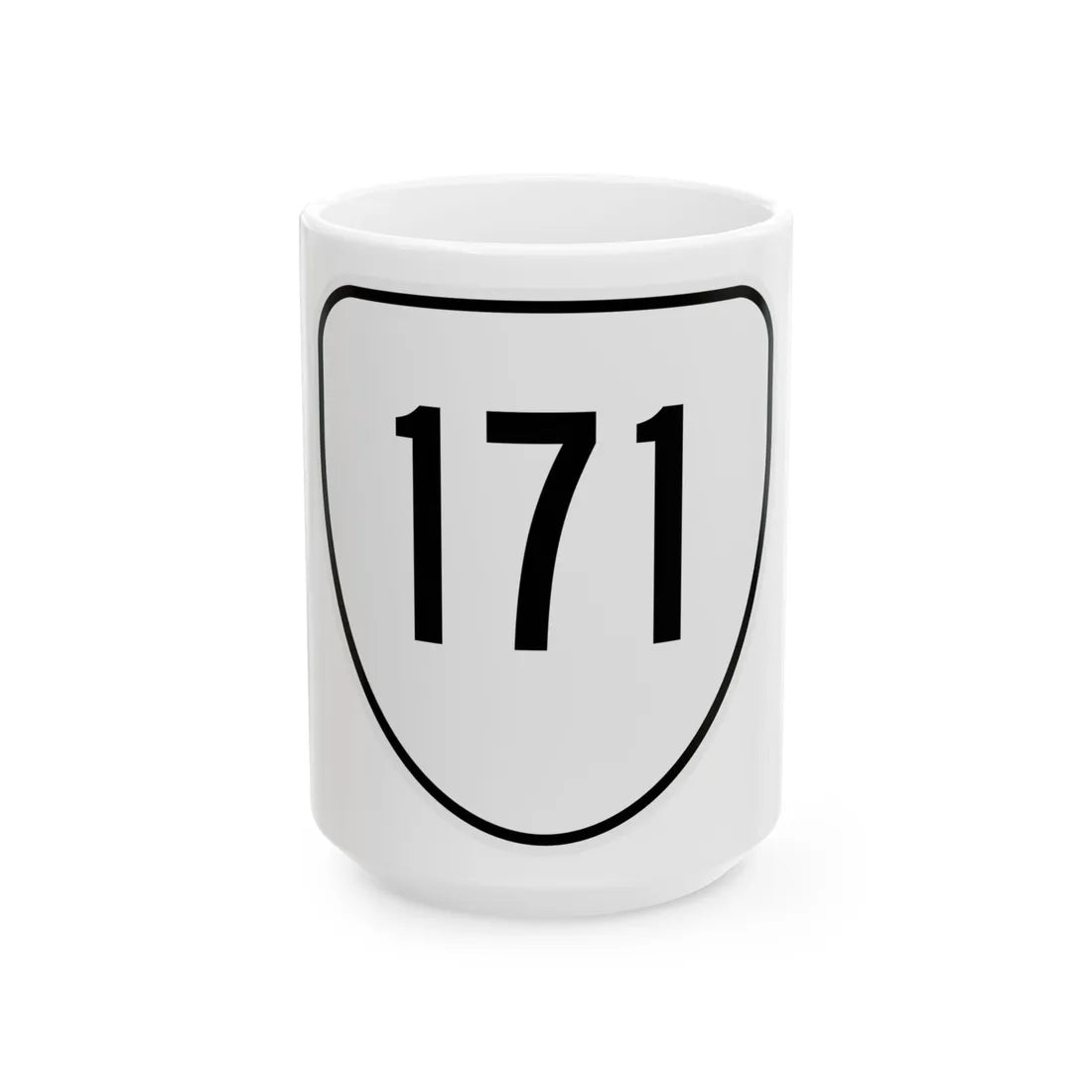 Virginia 171 1956 (Virginia) (Road Sign) White Coffee Mug 15oz - Go Mug Yourself