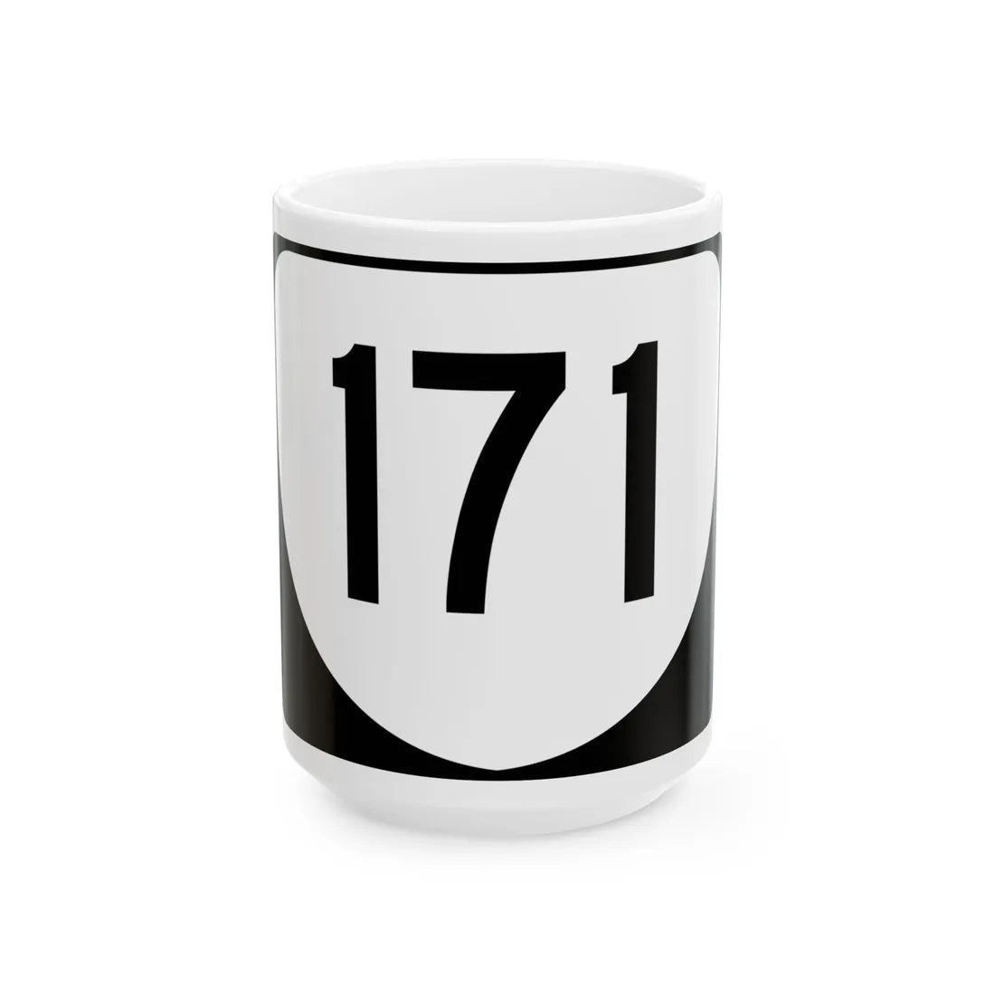 Virginia 171 (Virginia) (Road Sign) White Coffee Mug 15oz - Go Mug Yourself