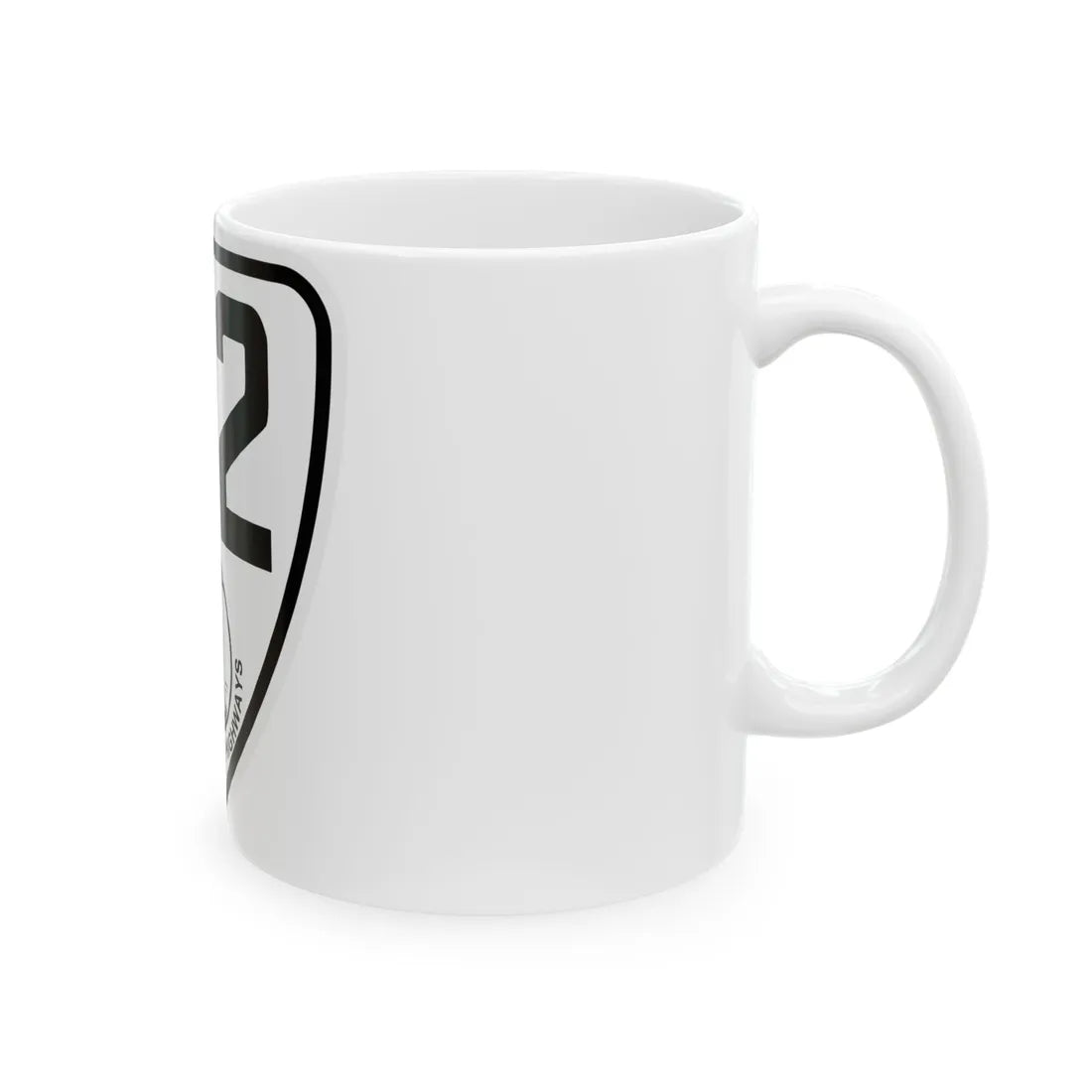 Virginia 172 1924 (Virginia) (Road Sign) White Coffee Mug - Go Mug Yourself