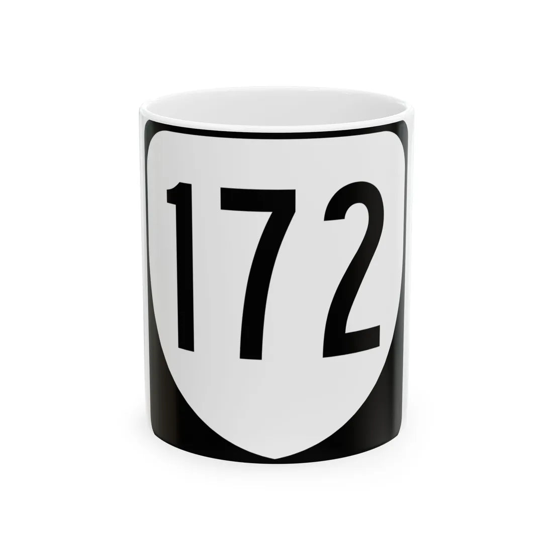 Virginia 172 1980 (Virginia) (Road Sign) White Coffee Mug 11oz - Go Mug Yourself