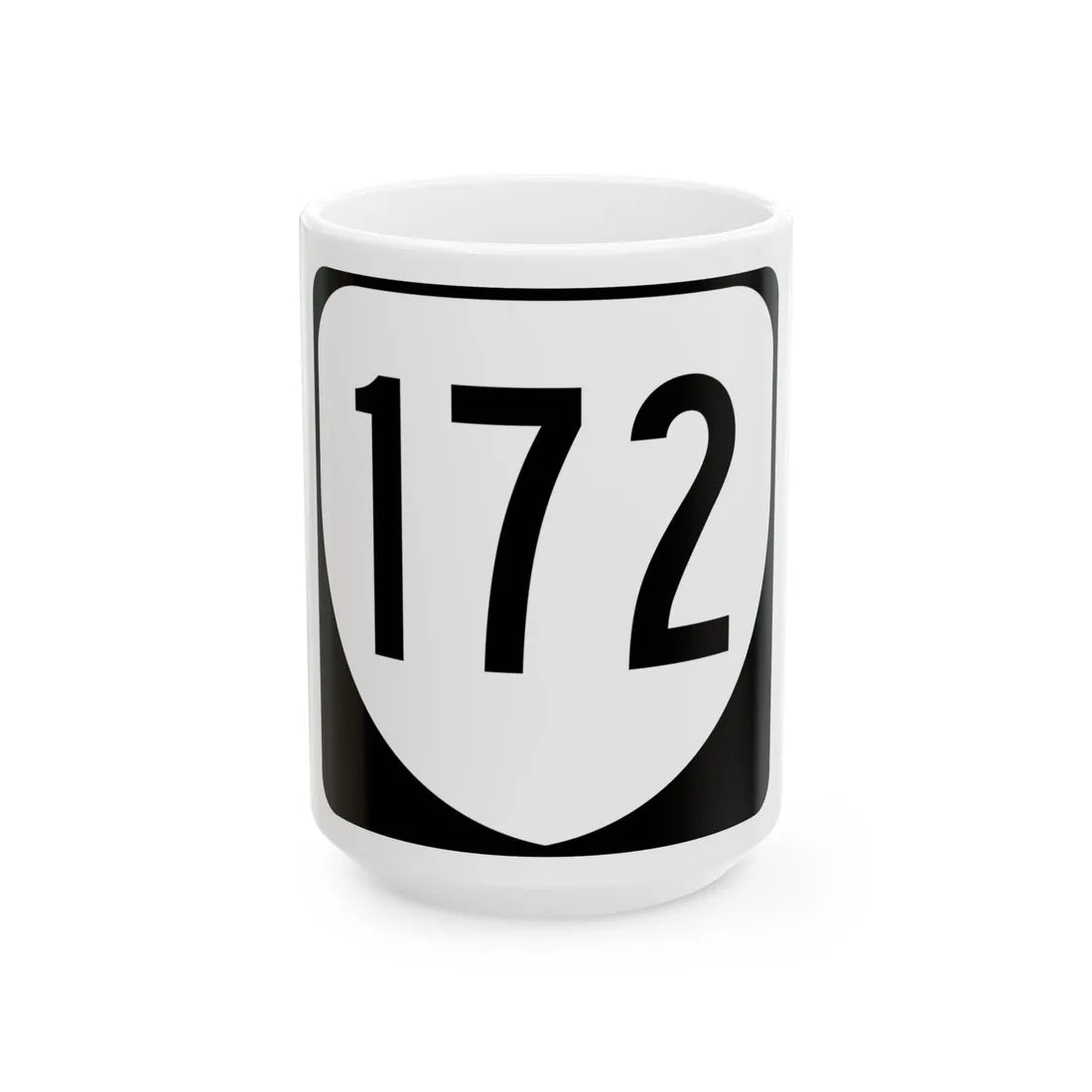 Virginia 172 1980 (Virginia) (Road Sign) White Coffee Mug 15oz - Go Mug Yourself