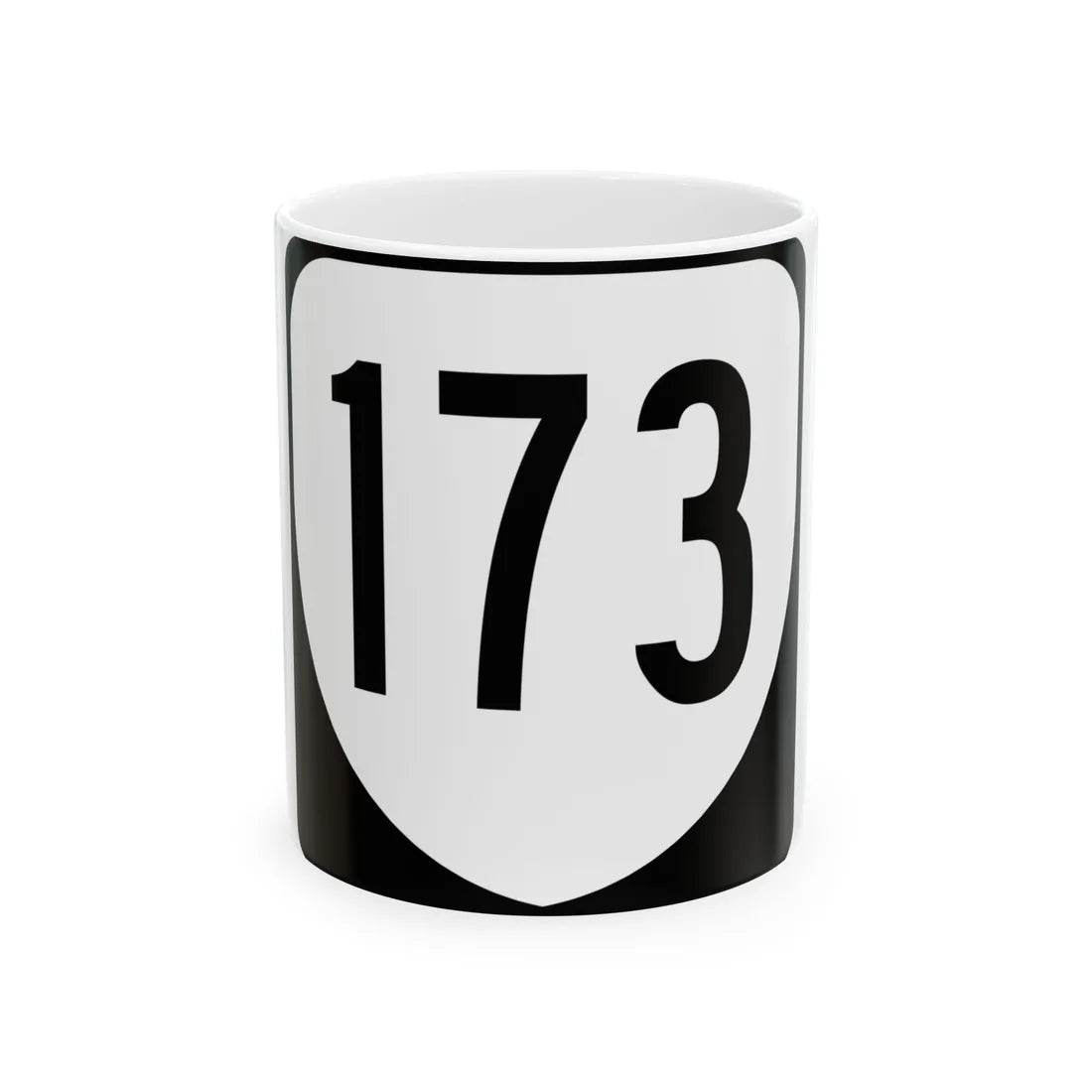 Virginia 173 1980 (Virginia) (Road Sign) White Coffee Mug 11oz - Go Mug Yourself