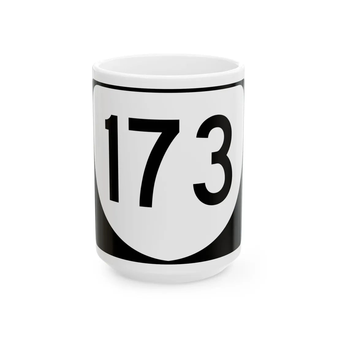 Virginia 173 (Virginia) (Road Sign) White Coffee Mug 15oz - Go Mug Yourself