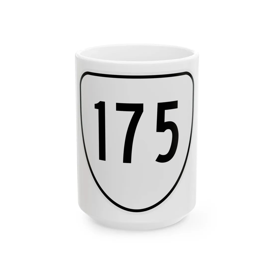 Virginia 175 1956 (Virginia) (Road Sign) White Coffee Mug 15oz - Go Mug Yourself