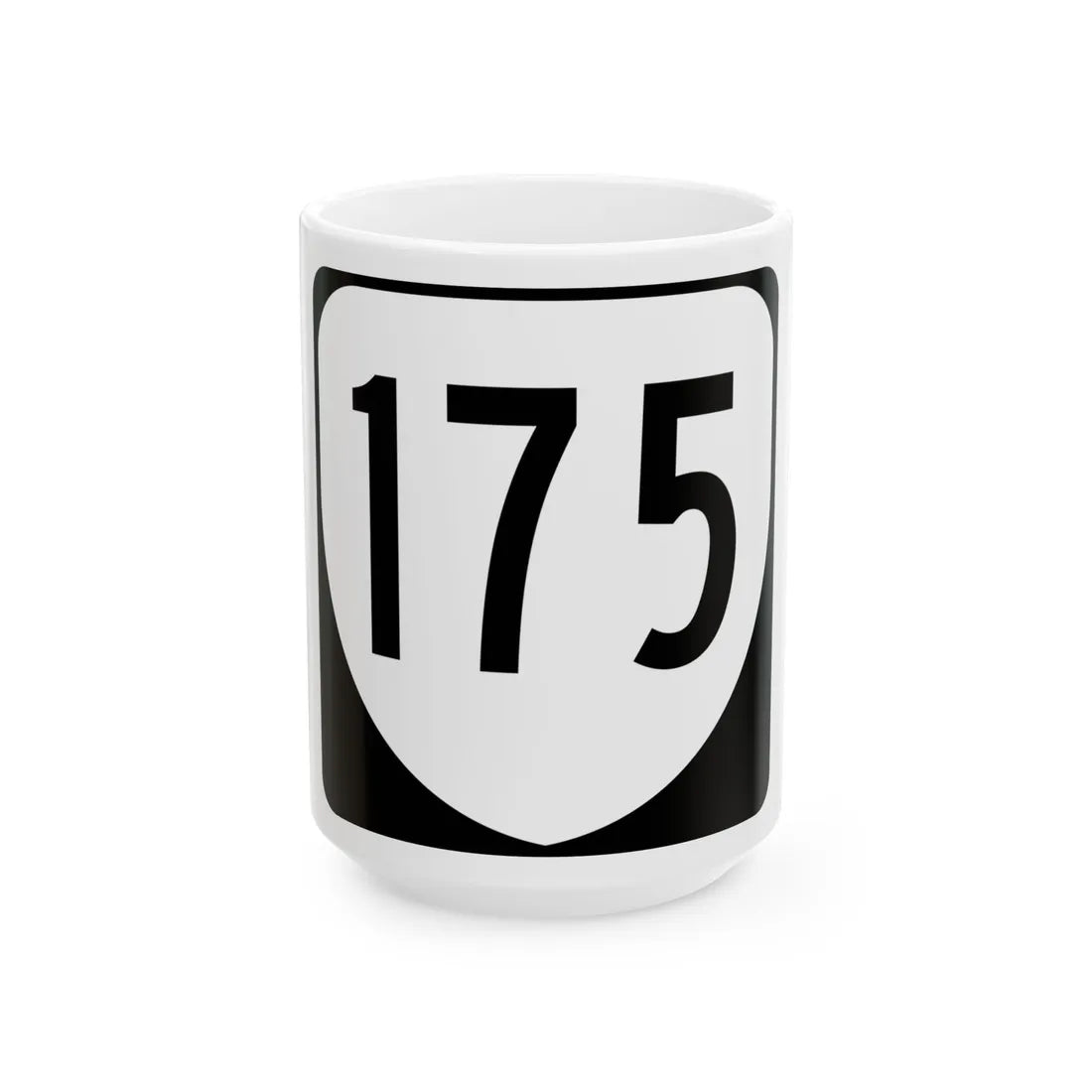 Virginia 175 1980 (Virginia) (Road Sign) White Coffee Mug 15oz - Go Mug Yourself