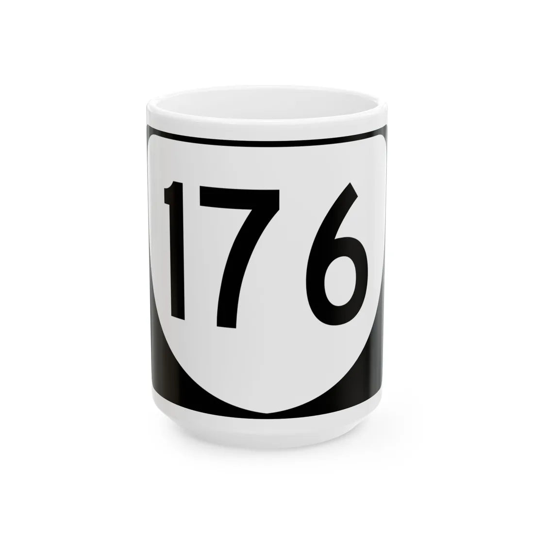 Virginia 176 (Virginia) (Road Sign) White Coffee Mug 15oz - Go Mug Yourself