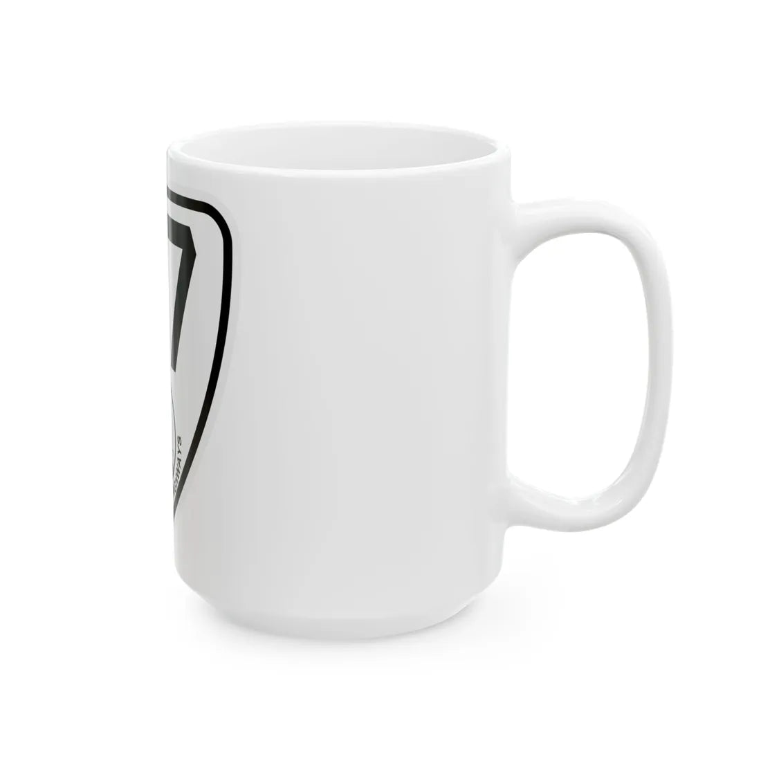 Virginia 177 1924 (Virginia) (Road Sign) White Coffee Mug - Go Mug Yourself