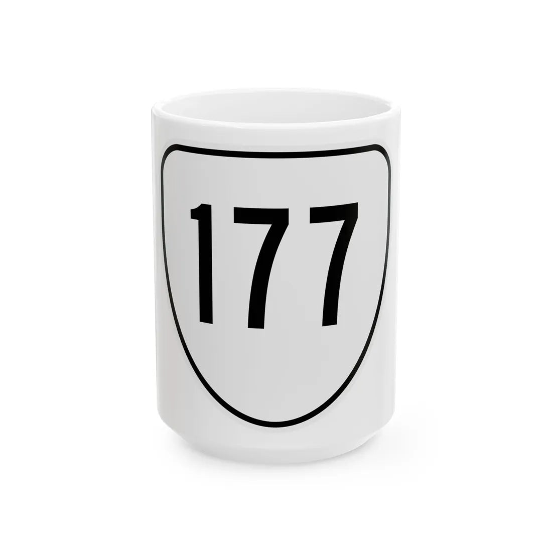 Virginia 177 1956 (Virginia) (Road Sign) White Coffee Mug 15oz - Go Mug Yourself