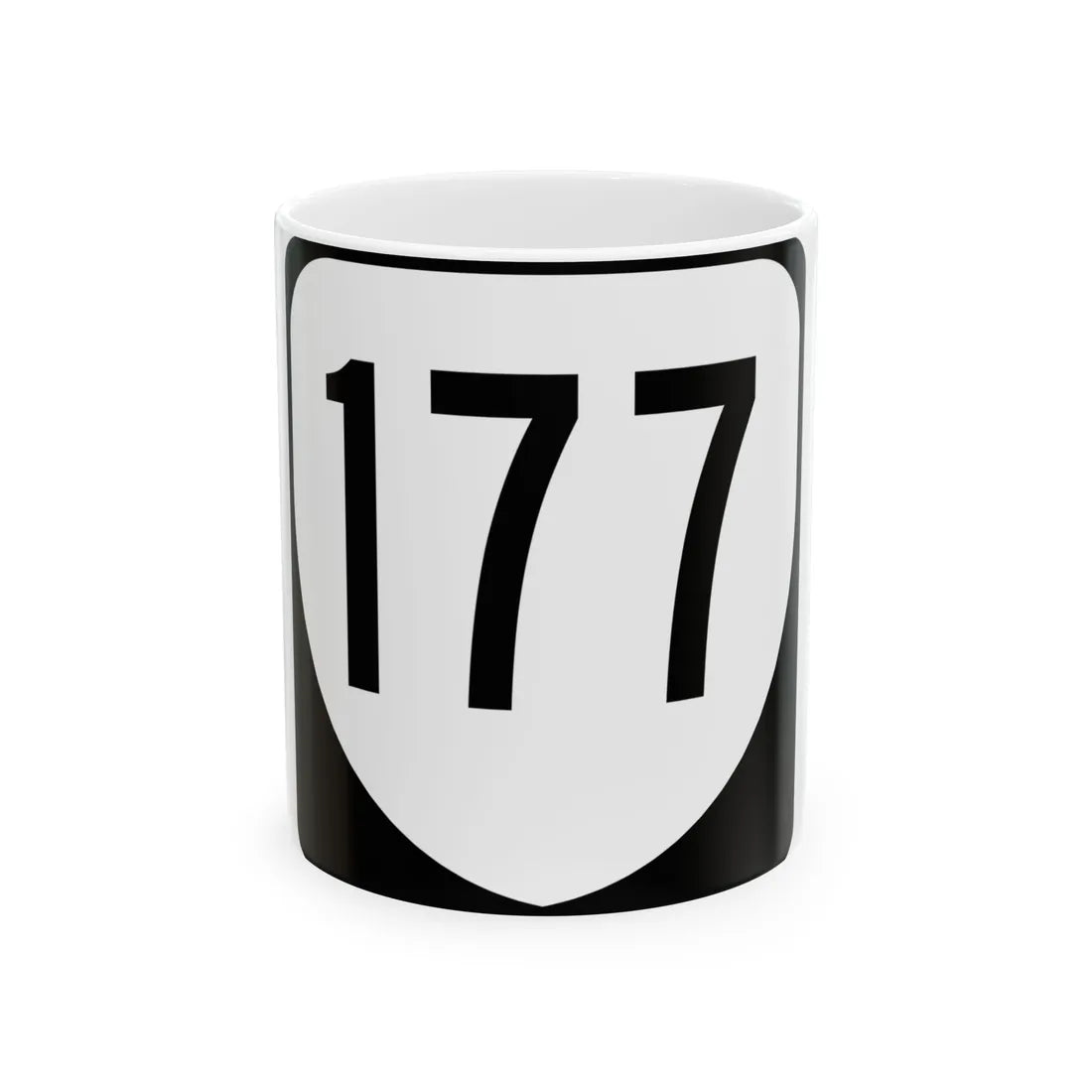 Virginia 177 1980 (Virginia) (Road Sign) White Coffee Mug 11oz - Go Mug Yourself