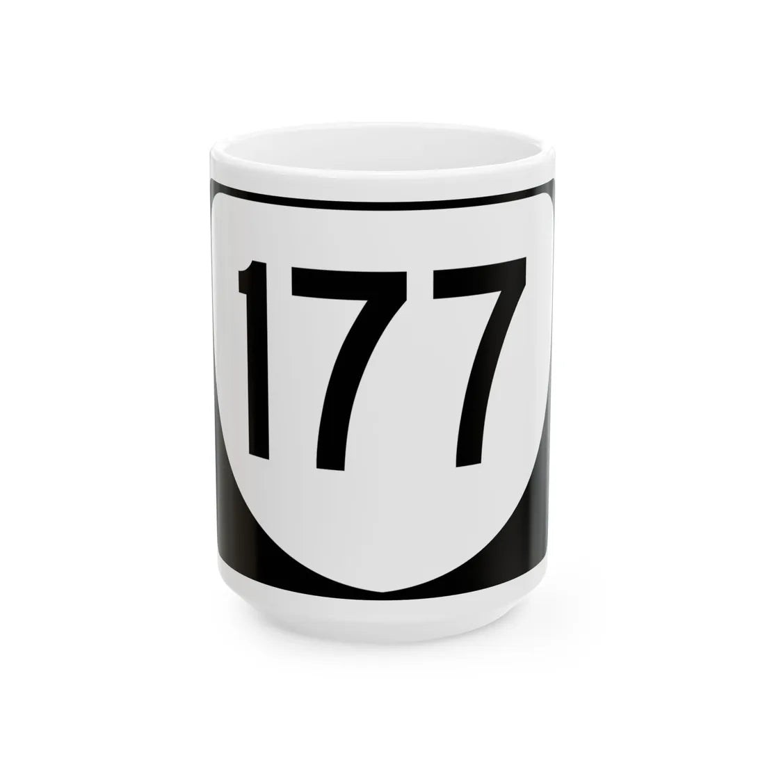 Virginia 177 (Virginia) (Road Sign) White Coffee Mug 15oz - Go Mug Yourself