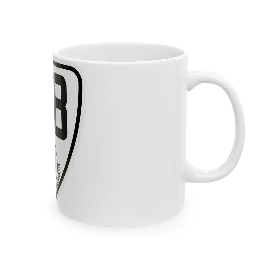 Virginia 178 1924 (Virginia) (Road Sign) White Coffee Mug - Go Mug Yourself