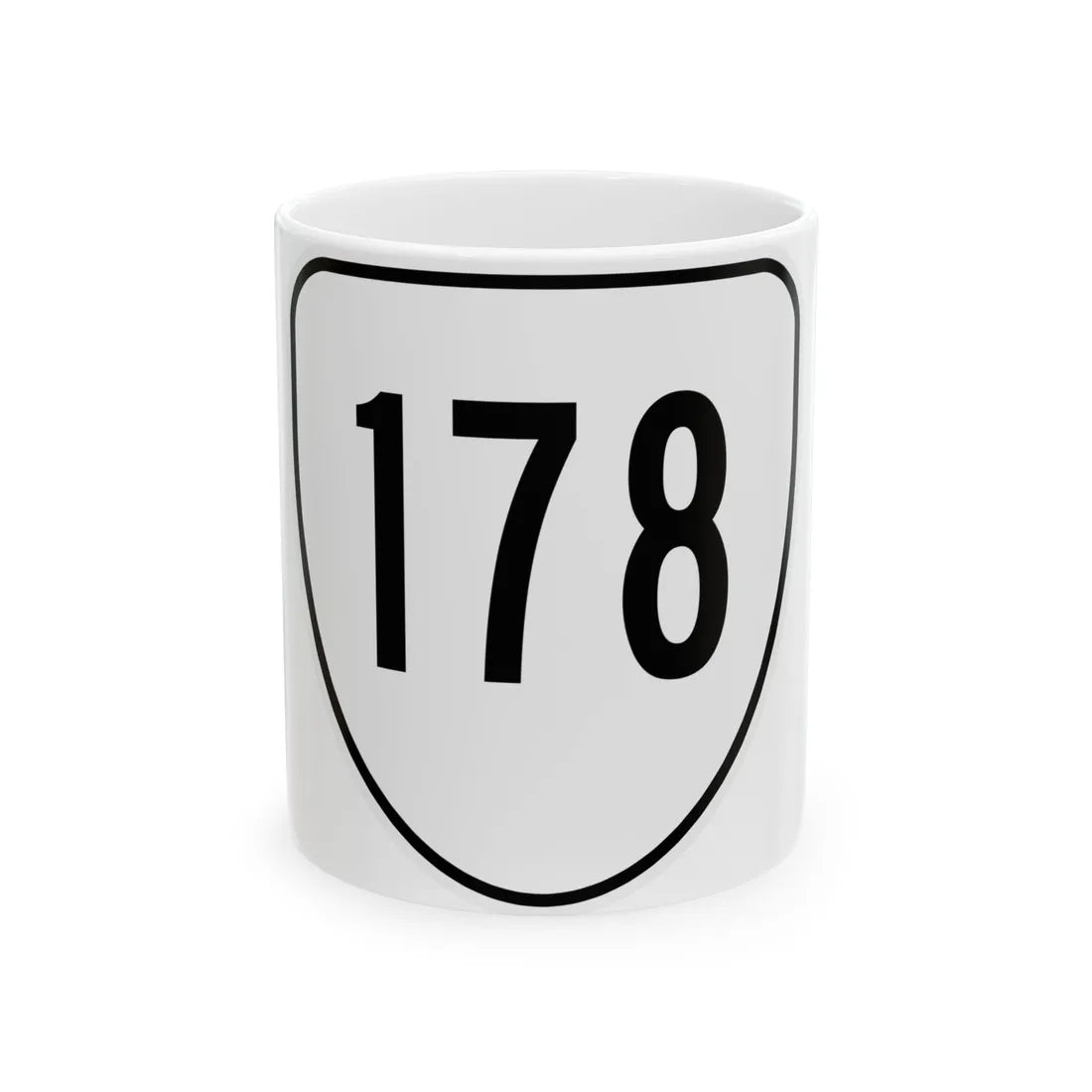 Virginia 178 1956 (Virginia) (Road Sign) White Coffee Mug 11oz - Go Mug Yourself