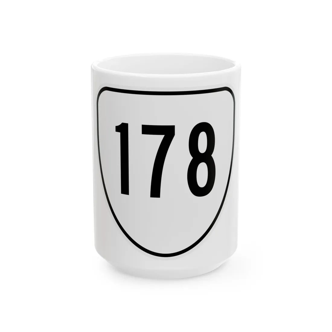 Virginia 178 1956 (Virginia) (Road Sign) White Coffee Mug 15oz - Go Mug Yourself