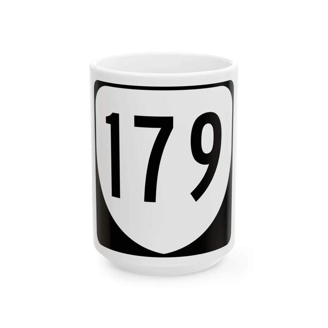Virginia 179 1980 (Virginia) (Road Sign) White Coffee Mug 15oz - Go Mug Yourself