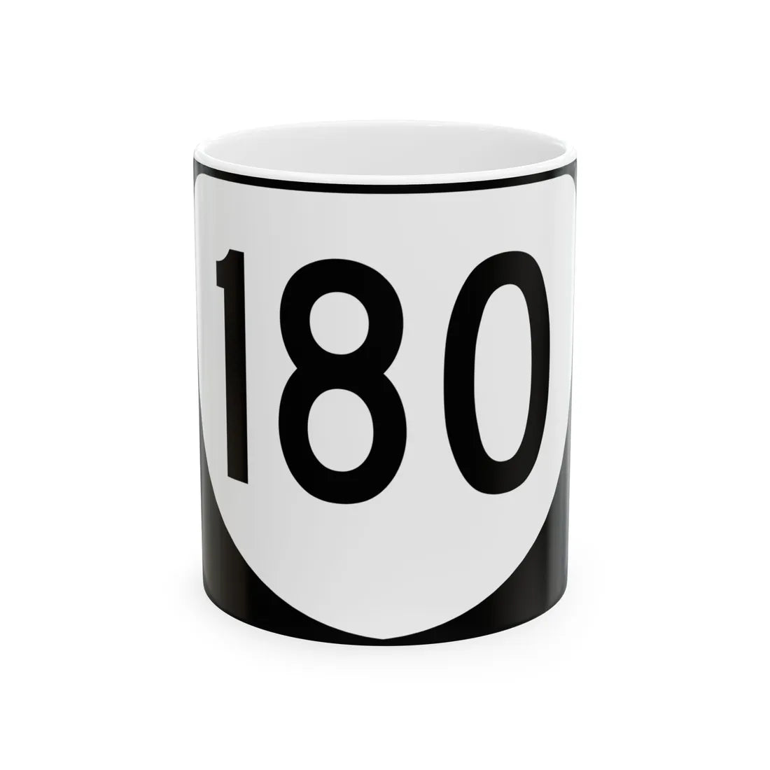 Virginia 180 (Virginia) (Road Sign) White Coffee Mug 11oz - Go Mug Yourself