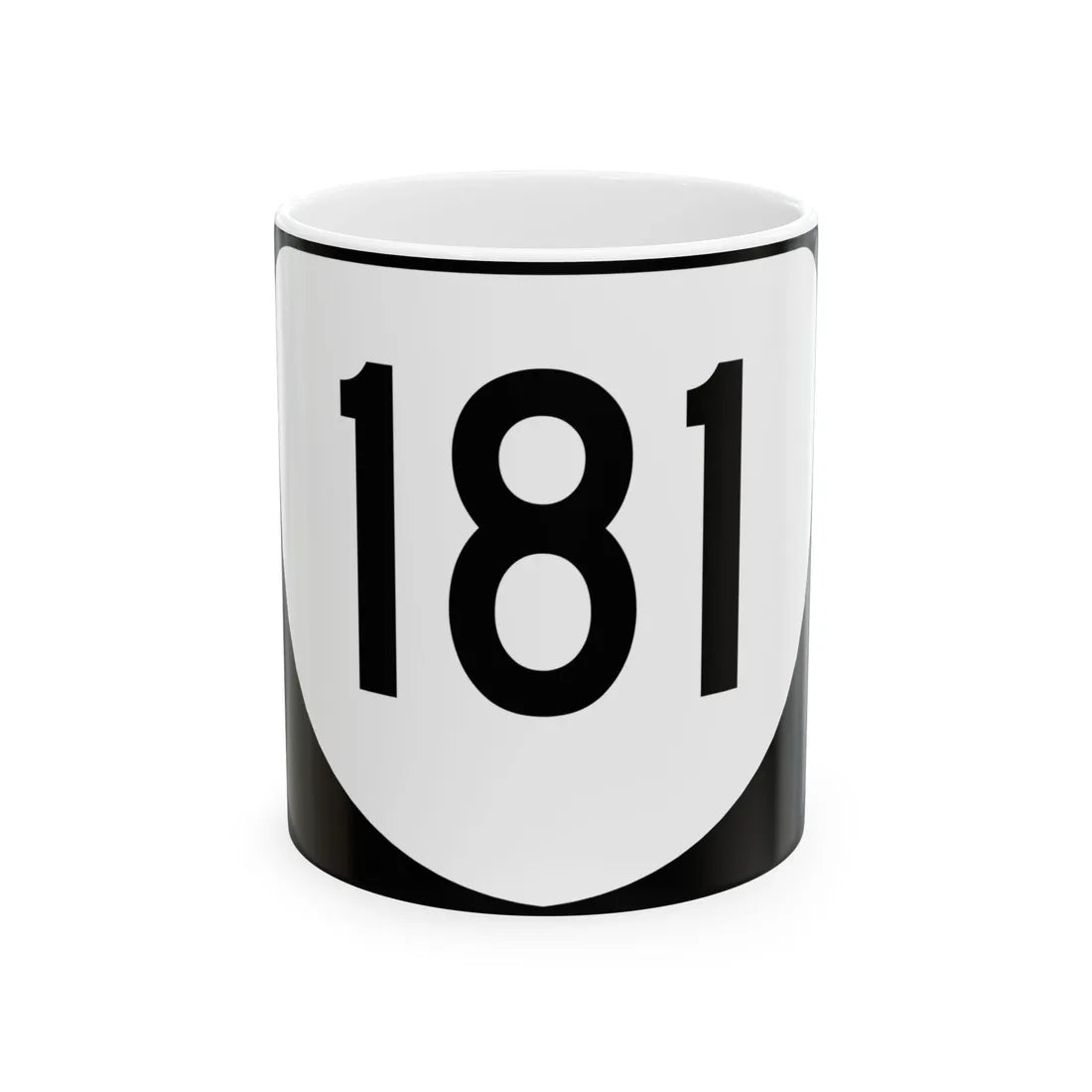 Virginia 181 (Virginia) (Road Sign) White Coffee Mug 11oz - Go Mug Yourself
