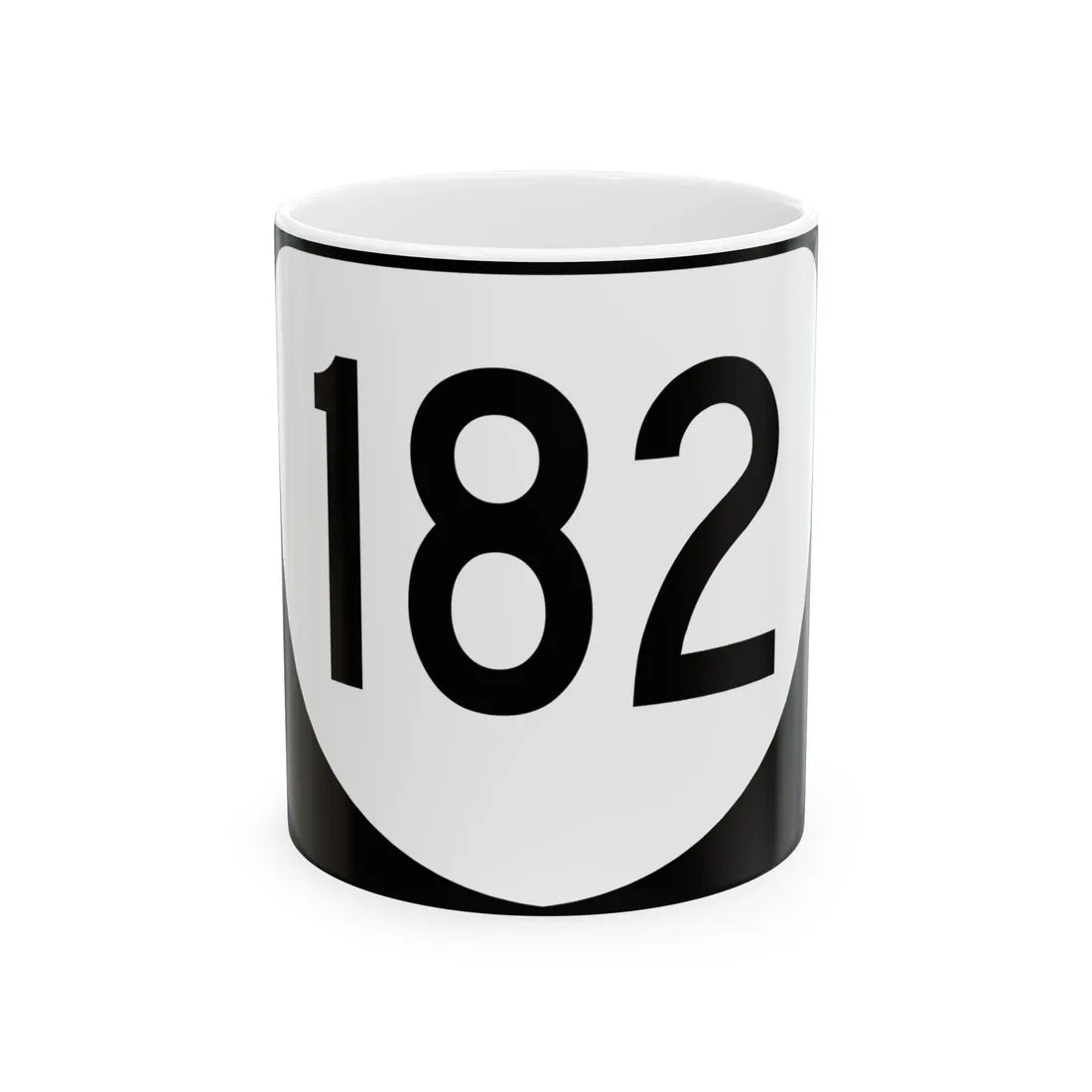 Virginia 182 (Virginia) (Road Sign) White Coffee Mug 11oz - Go Mug Yourself
