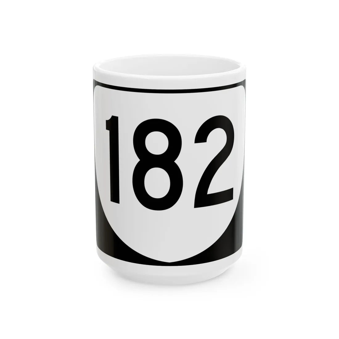 Virginia 182 (Virginia) (Road Sign) White Coffee Mug 15oz - Go Mug Yourself