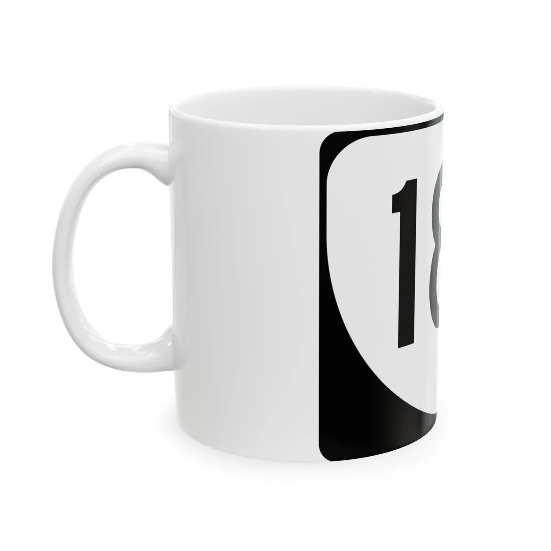 Virginia 182 (Virginia) (Road Sign) White Coffee Mug - Go Mug Yourself