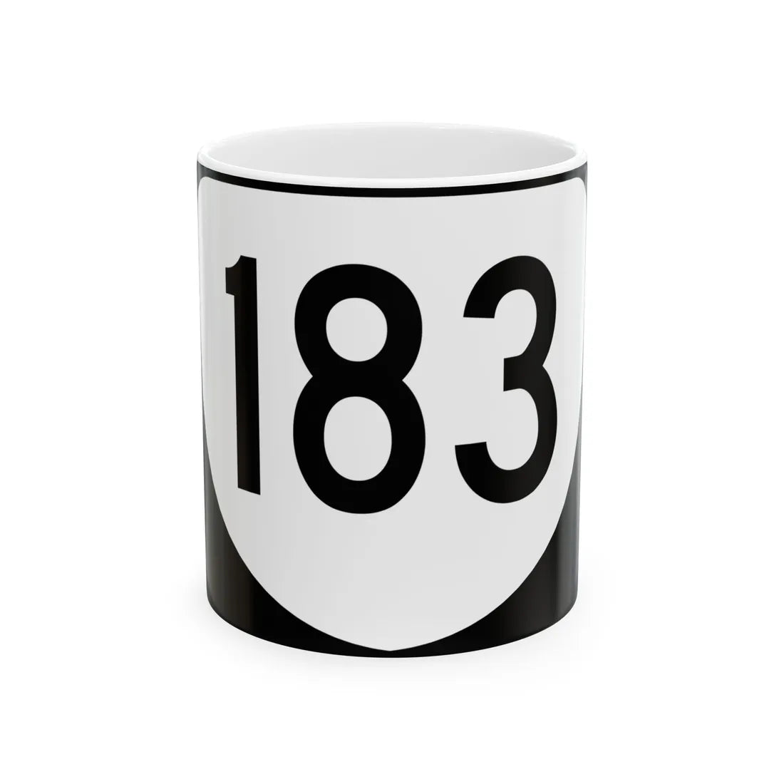 Virginia 183 (Virginia) (Road Sign) White Coffee Mug 11oz - Go Mug Yourself