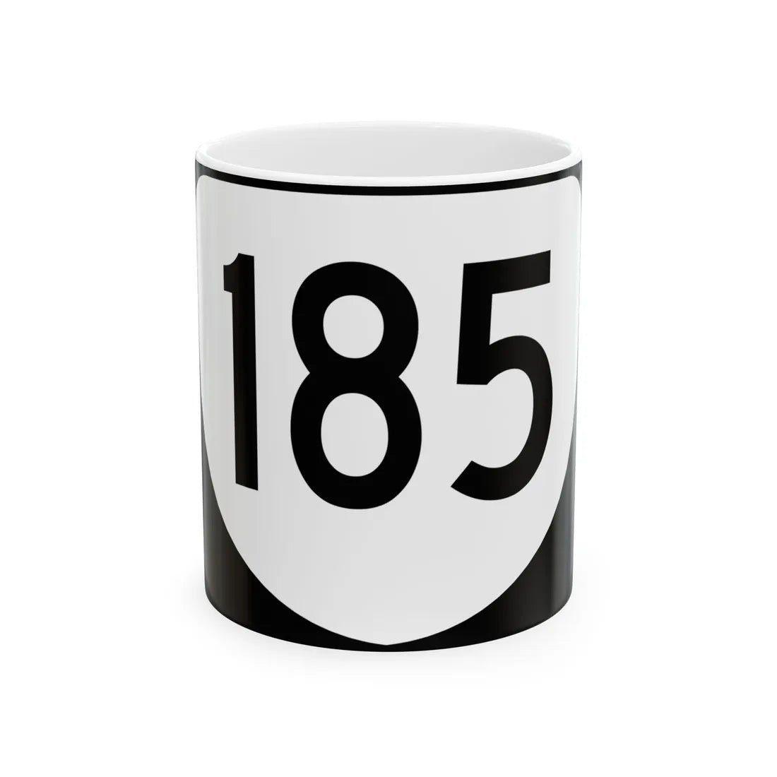 Virginia 185 (Virginia) (Road Sign) White Coffee Mug 11oz - Go Mug Yourself
