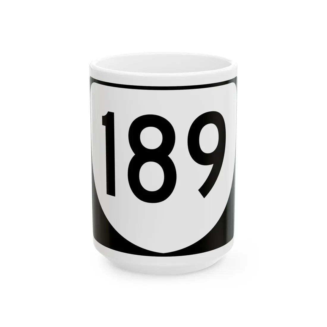Virginia 189 (Virginia) (Road Sign) White Coffee Mug 15oz - Go Mug Yourself